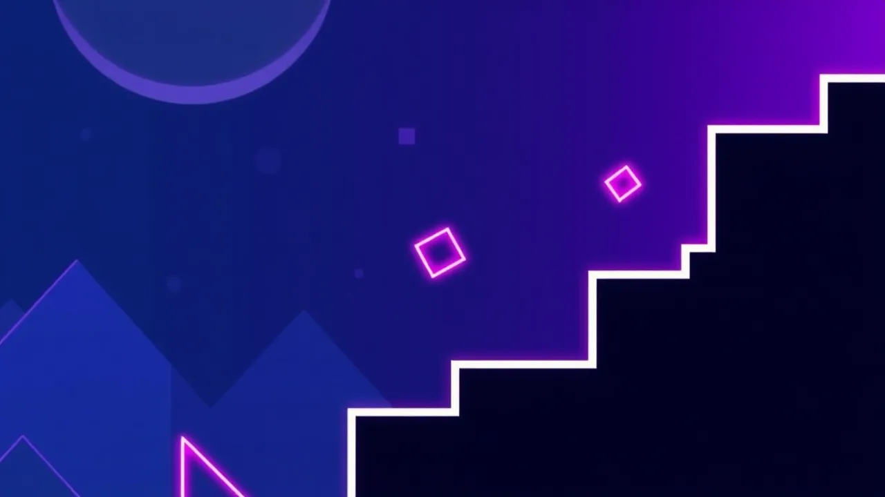Mastering the Challenges of Geometry Jump Unblocked image