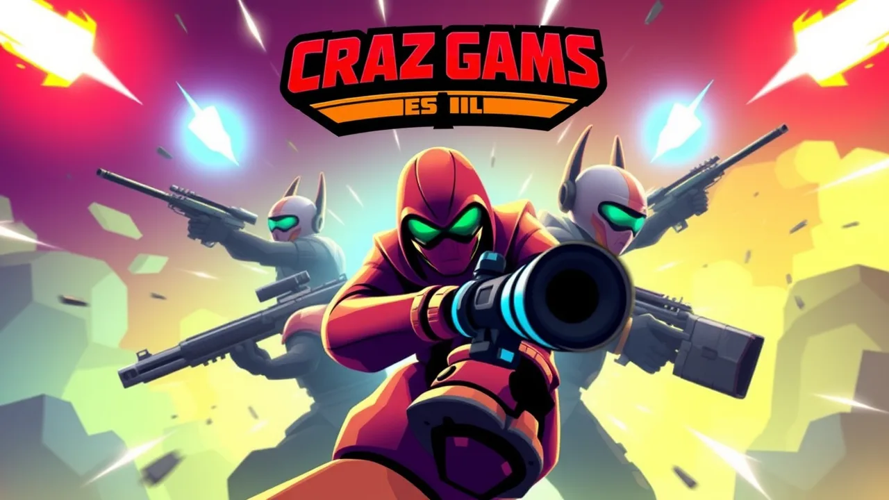 Crazy Action Awaits in the Craz Gams Shooter image