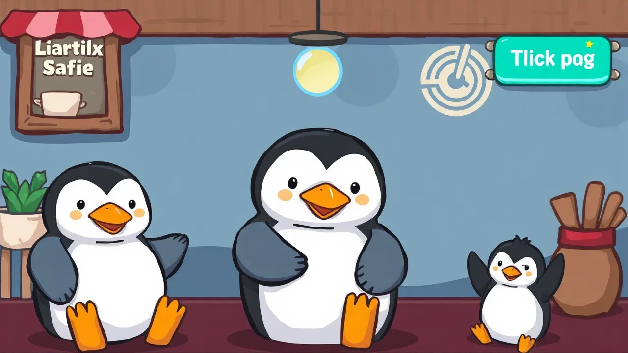 Discover the Charm of the Penguin Cafe Game image