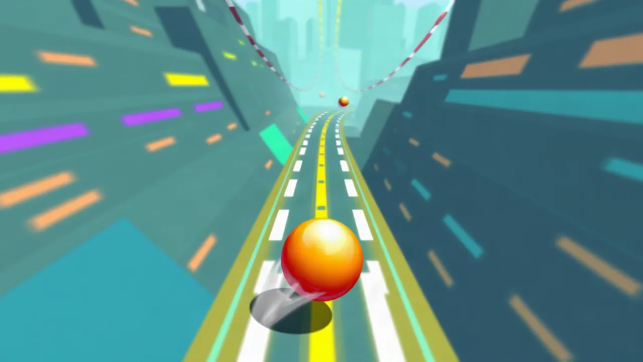 Ball Bounce Online Game: Fast-Paced Racing Action image
