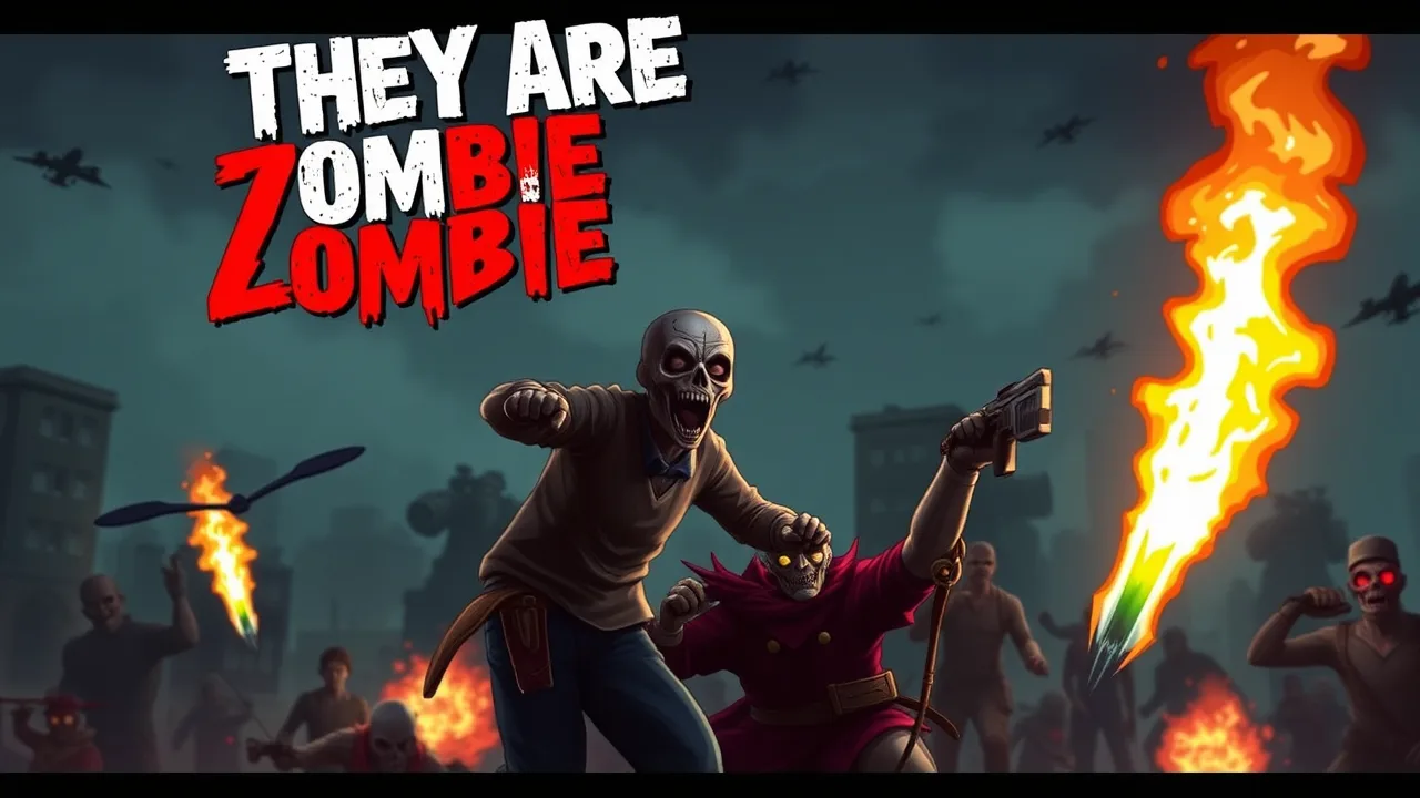 Survive the undead in they are coming zombie defense unblocked image
