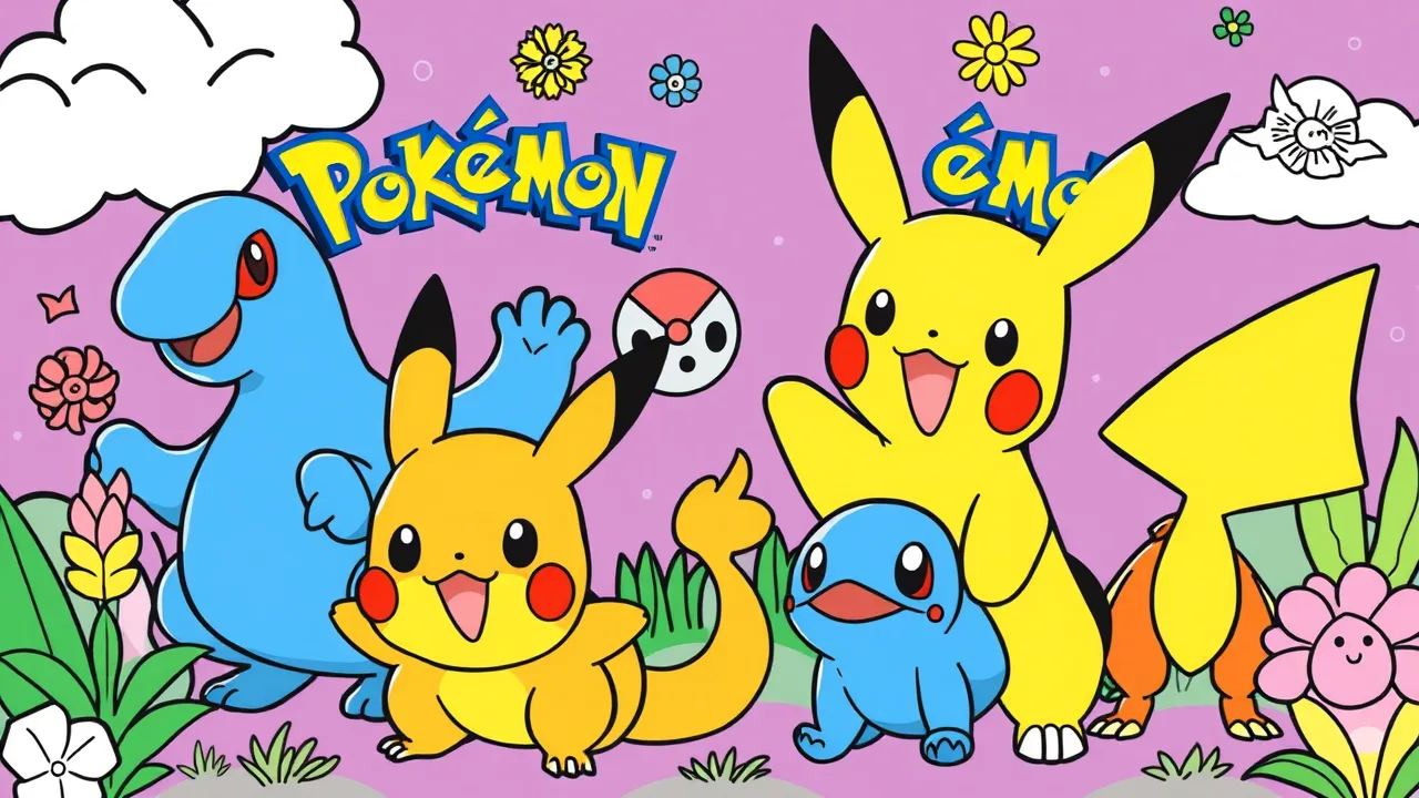Creative Fun in the Pokemon Coloring Game image
