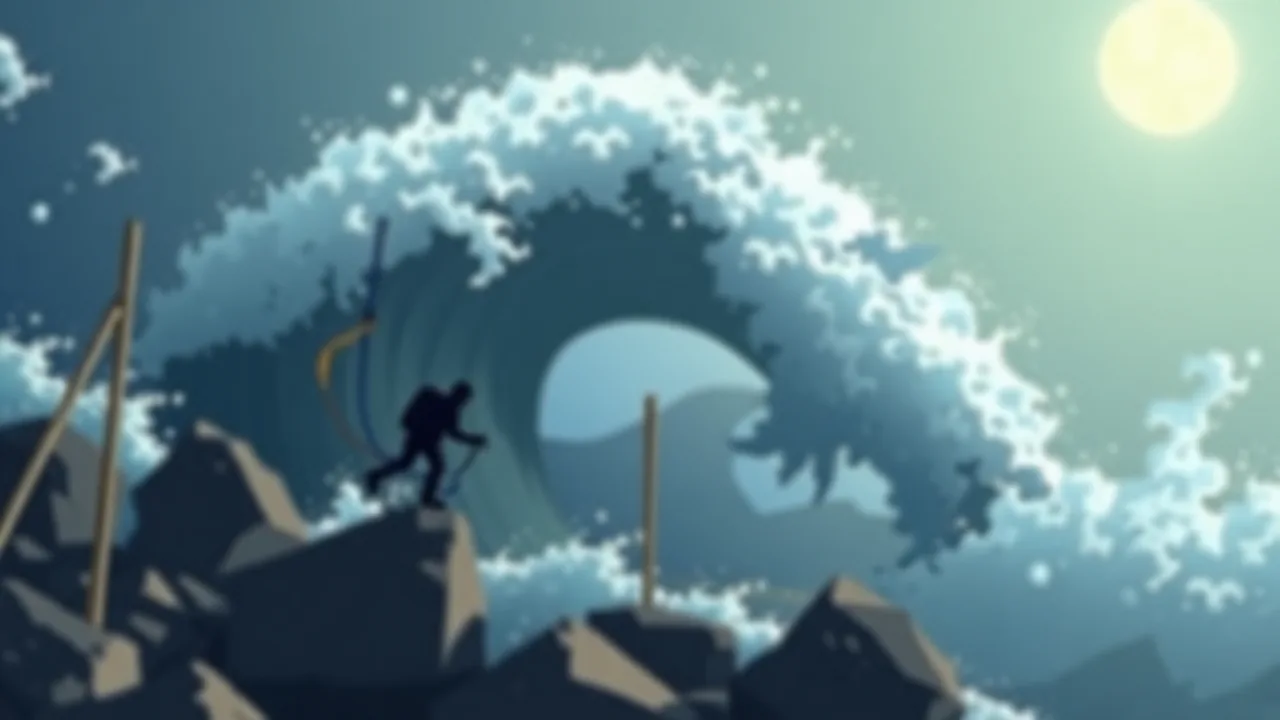 Survive the unblocked escape tsunami for brainrots challenge image