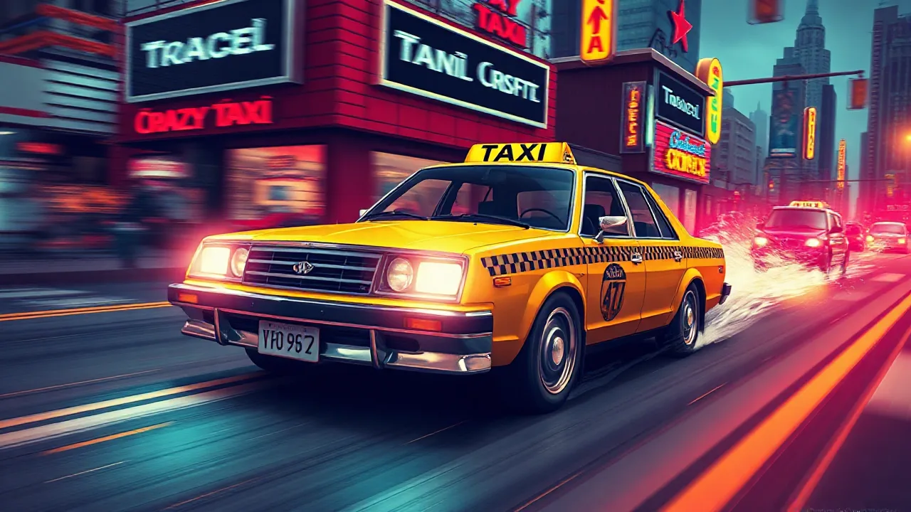 Experience the Thrills of the Online Crazy Taxi Game image