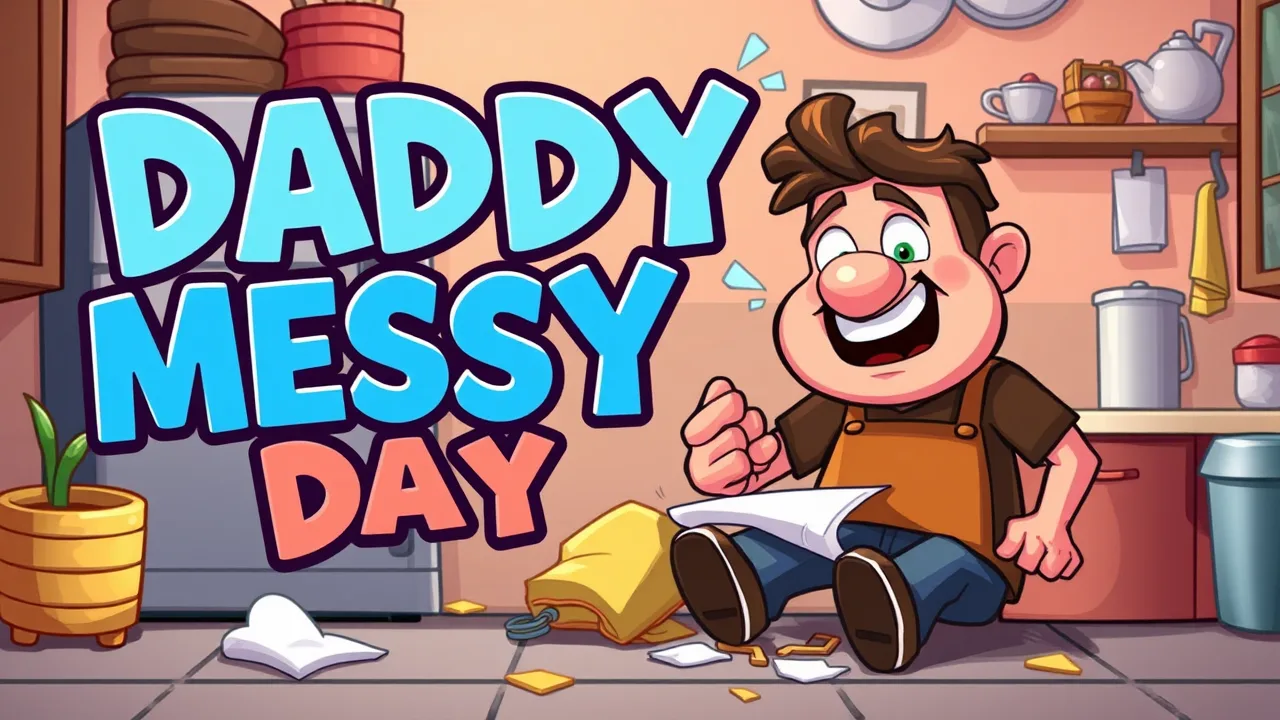 Daddy Messy Day: A Fun Family Adventure image