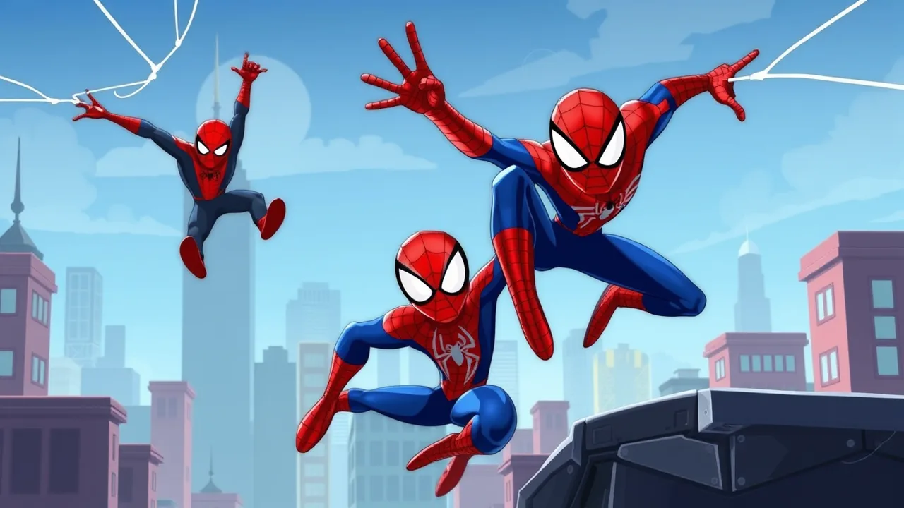 Play spidey and his amazing friends games online Today image