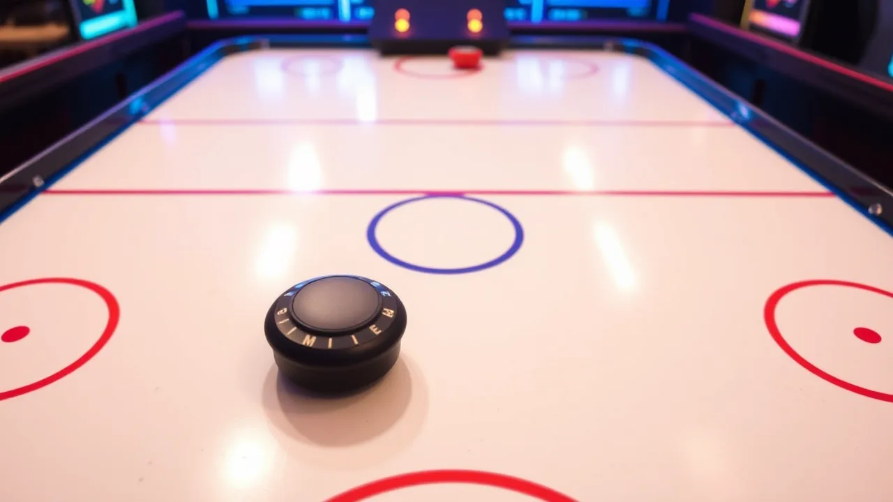 Play Air Hockey Online 2 Player: Fast Puck Action image