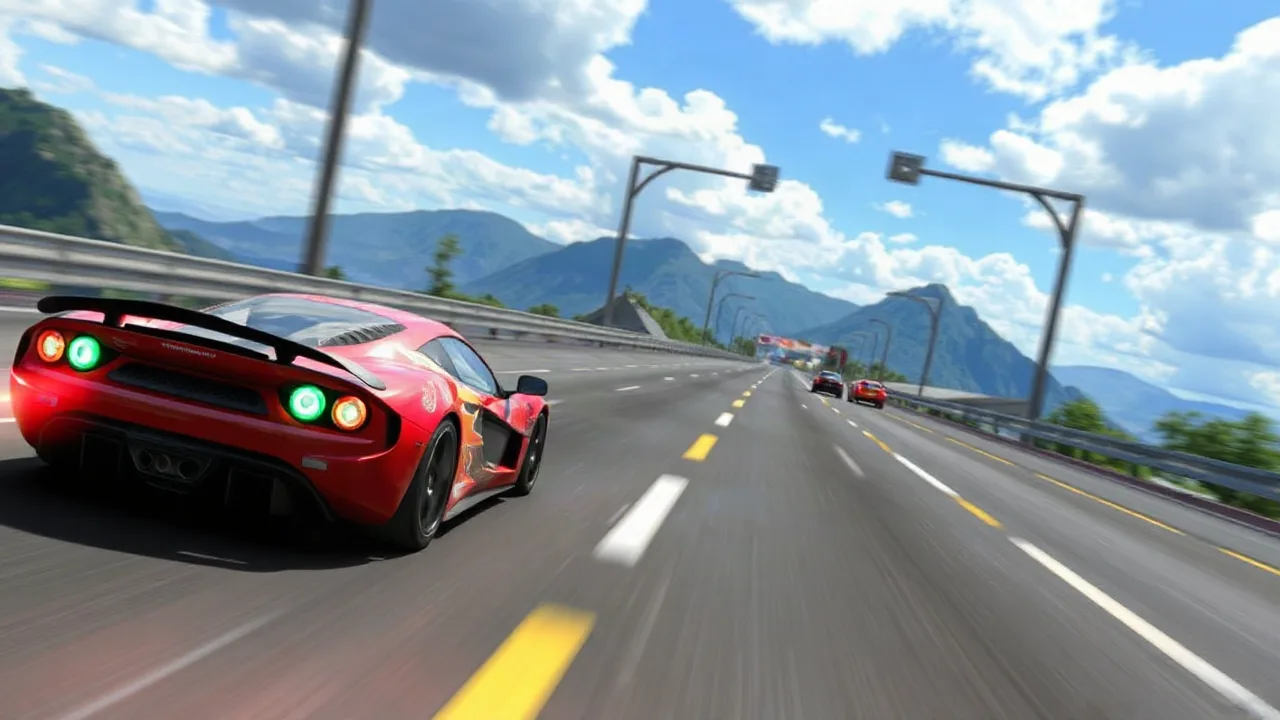 Blazing Fast Racing Action in arcade free games ziggame image