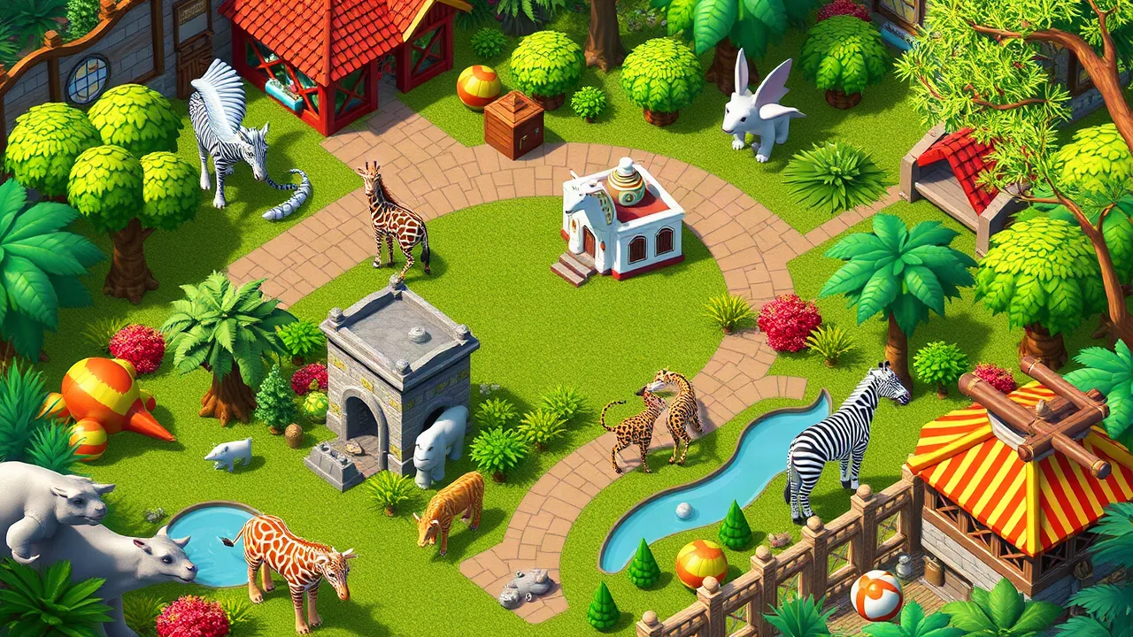 Build Your Dream Zoo in zoo tycoon games online image