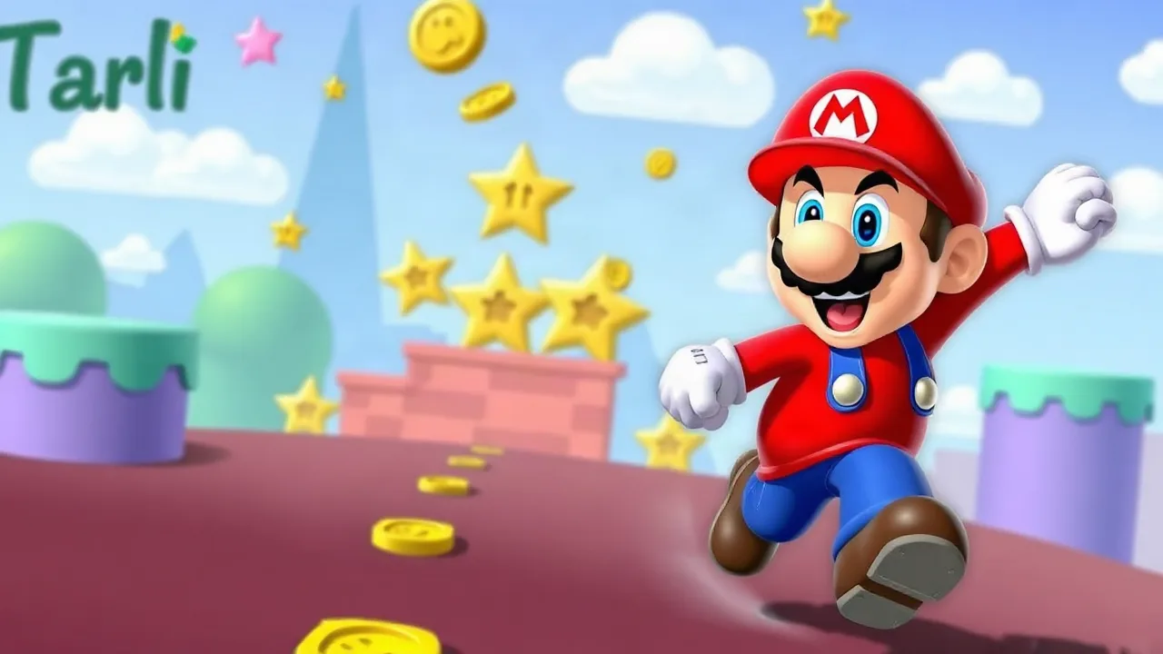 Playing Super Mario Run Game Online for Free image