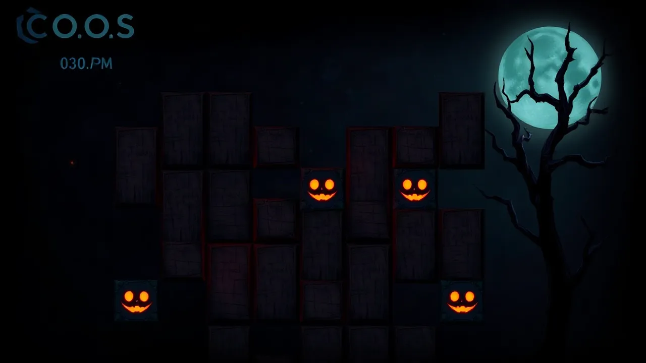 Spooky Tile Master: Match Tiles in the Dark image