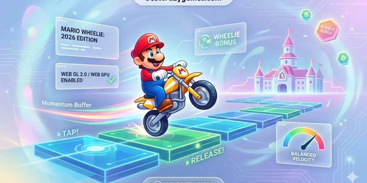 Mario Wheelie: The Ultimate 2026 One-Button Stunt Guide image