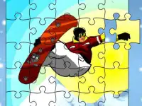Snowboarder Freestyle Jigsaw image