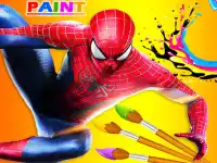image bg Spiderman Coloring