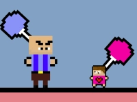 image bg Angry Dad Cute Baby