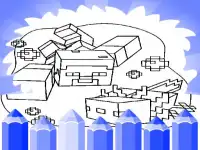 Axolotl Minecraft Coloring Pages image