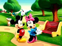 image bg Mickeys Club House Jigsaw