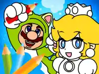 image bg Cheerful Plumber Coloring