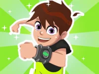 Ben 10 Hill Car Racing Alien Boy image