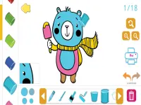 image bg Coloring Animales