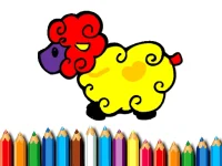 Baby Sheep Coloring Book image