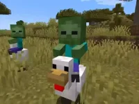 Chicken Jockey hidden lava chicken 2 image