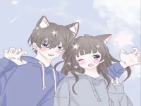 image bg Cute Anime Couple