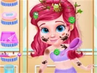image bg Messy Little Mermaid Makeover-Game