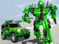 US Police Car Real Robot Transform image