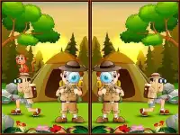 Spot 5 Differences Camping image