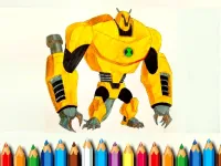 Ben10 Monsters Coloring image