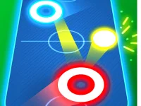 Air Hockey Glow: 2 Players image