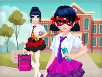 Dotted Girl Back To School image
