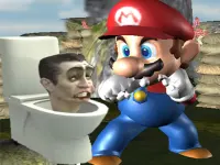 Super Spy Mario VS Skibidi Toilet image
