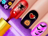 Glow Halloween Nails image