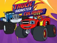 Blaze Monster Truck Coloring Book image