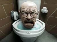 Funny Skibidi Toilet Face image