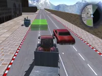 Tractor Driving Garbage collect image