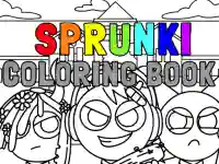 Sprunki Coloring Book game image