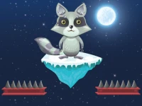 image bg Jumping Raccoon