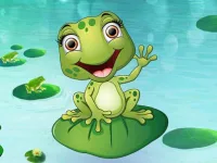 image bg Greedy frog