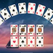 2 suit spider solitaire image