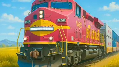 Brick Train Game image